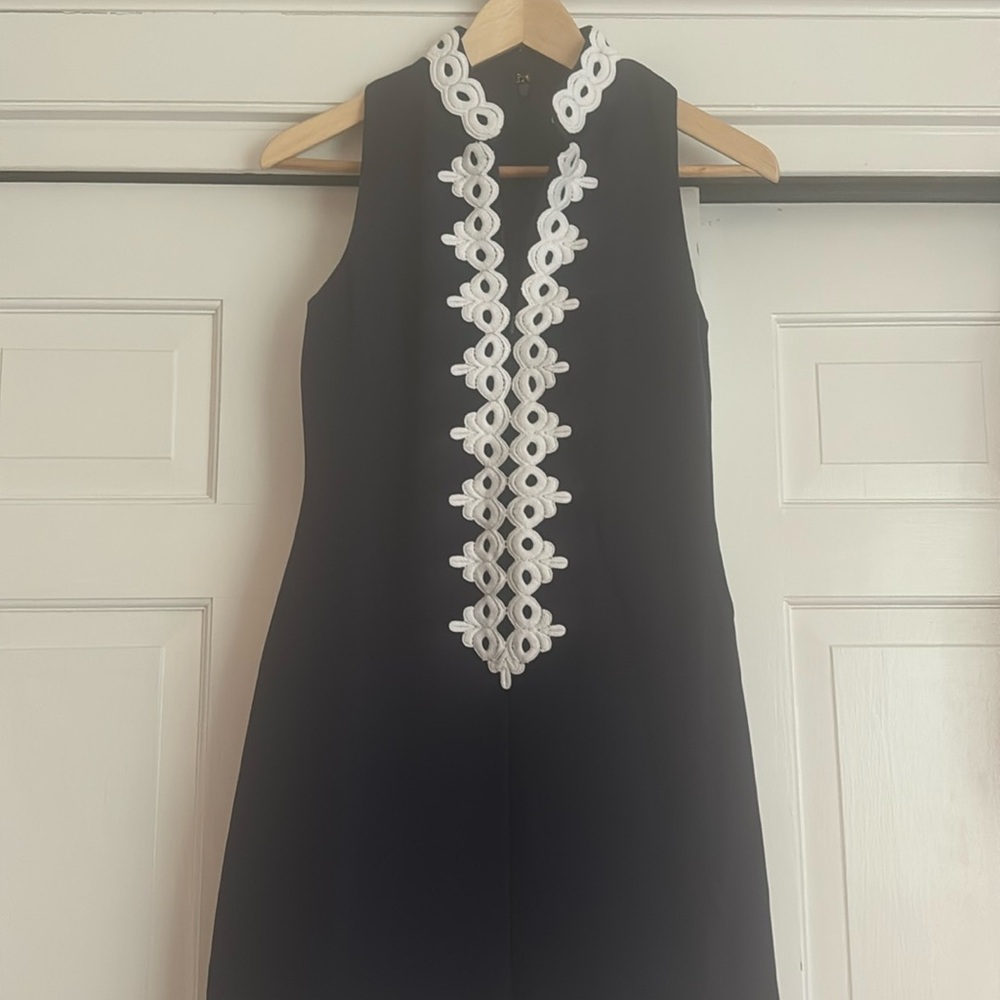 Lilly Pulitzer XS navy women’s dress Callista shift NWT